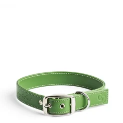 Daylesford Organic Pet Accessories>Apple Leather Collar Green