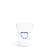 Daylesford Organic Glassware|Tableware>Blue Heart Glass