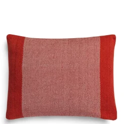 Daylesford Organic Throws & Cushions>Borderline Cushion Fox Red