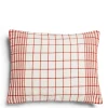 Daylesford Organic Throws & Cushions>Checkmate Cushion Fox Red
