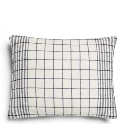 Daylesford Organic Throws & Cushions>Checkmate Cushion Navy