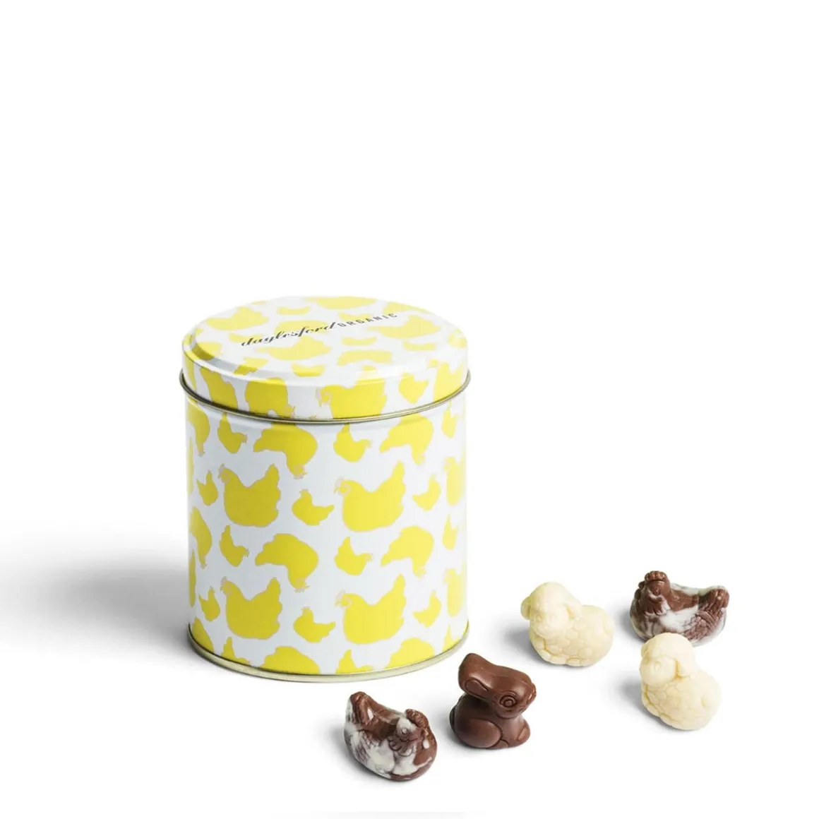 Daylesford Organic Chocolate & Sweets>Chocolate Praline Animals in Tin