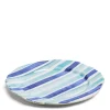 Daylesford Organic Tableware>Circus Stripe Blue Charger Plate