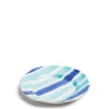 Daylesford Organic Tableware>Circus Stripe Blue Side Plate