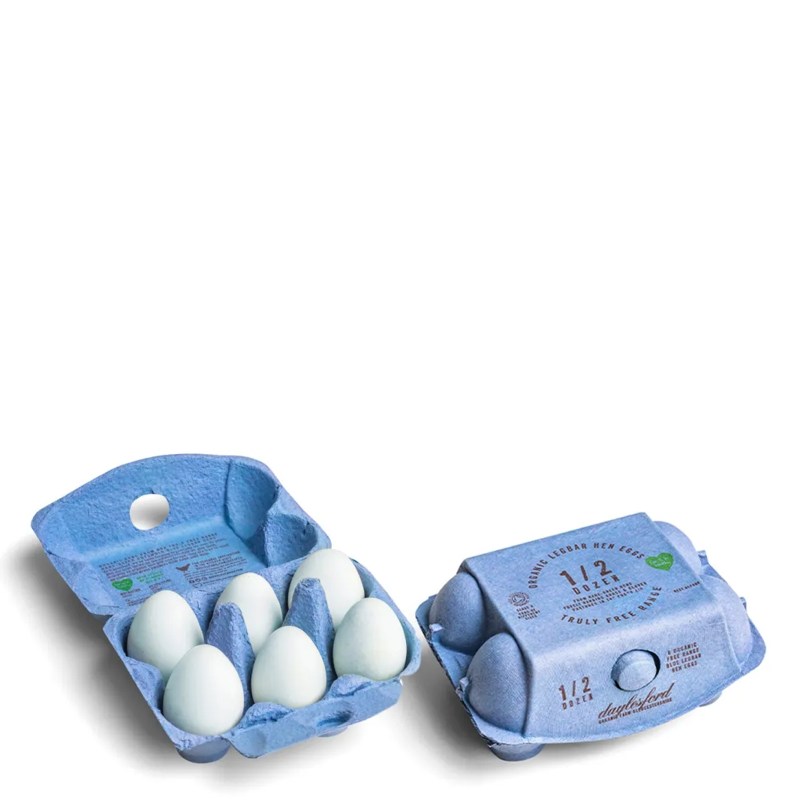 Daylesford Organic Dairy & Eggs>Cotswold Blue Legbar Eggs 12 Pack