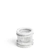 Daylesford Organic Lanterns|Candle Accessories>Cove Candle Holder White Small