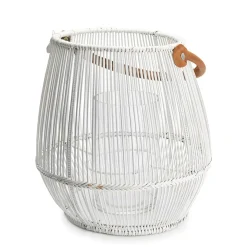 Daylesford Organic Lanterns|Candle Accessories>Cove Lantern White Medium