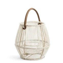 Daylesford Organic Candle Accessories|Candle Accessories>Cove Lantern White Wash Small