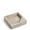 Daylesford Organic Tableware>Cove Napkin Holder White Wash