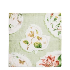 Daylesford Organic Table Linen|Tableware>Daylesford x Colefax Quince Garden Napkin in Green With Hazel