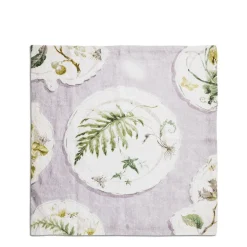 Daylesford Organic Table Linen|Tableware>Daylesford x Colefax Quince Garden Napkin in Lilac With Fern