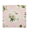 Daylesford Organic Table Linen|Tableware>Daylesford X Colefax Quince Garden Napkin in Pink with Passion Flower