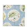 Daylesford Organic Table Linen|Tableware>Daylesford X Colefax Quince Garden Napkin in Blue with Fern