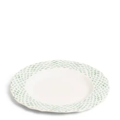 Daylesford Organic Tableware>Dot Charger Green