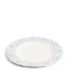 Daylesford Organic Tableware>Dot Dinner Plate Blue