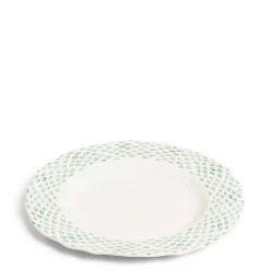 Daylesford Organic Tableware>Dot Dinner Plate Green
