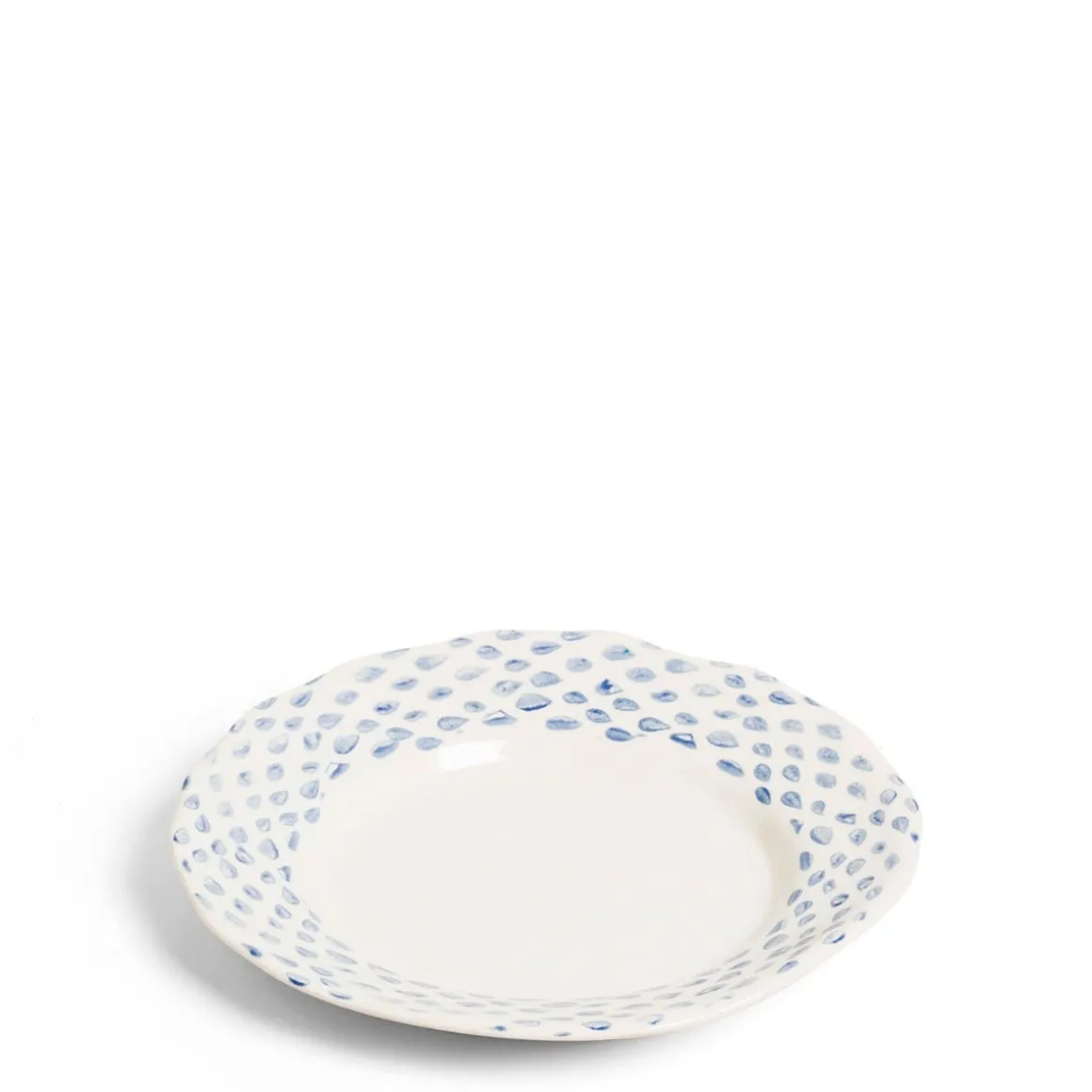Daylesford Organic Tableware>Dot Pasta Bowl Blue