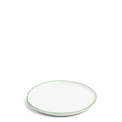 Daylesford Organic Tableware>Edge Dessert Plate Dark Green