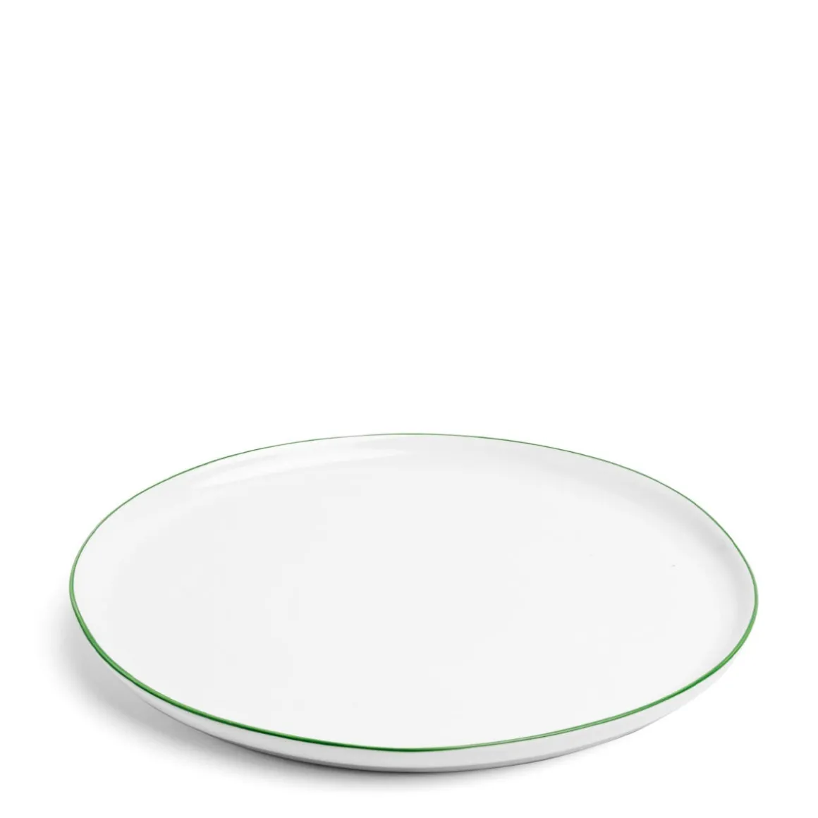 Daylesford Organic Tableware>Edge Dinner Plate Dark Green