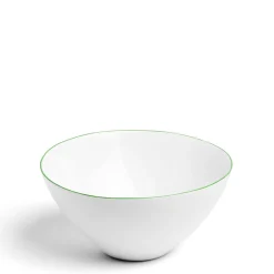 Daylesford Organic Tableware>Edge Salad Bowl Dark Green