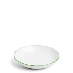Daylesford Organic Tableware>Edge Soup Plate Dark Green