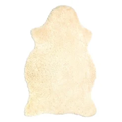 Daylesford Organic Throws & Cushions>Ella Shorthair Sheepskin Rug in Cream