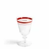 Daylesford Organic Glassware|Tableware>Fine Stripes Wine Glass Claret