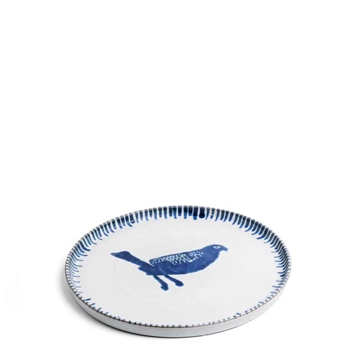 Daylesford Organic Tableware>Galley Blue Skylark Side Plate