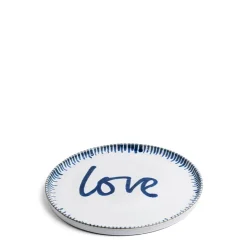 Daylesford Organic Tableware>Galley Love Blue Side Plate