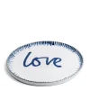 Daylesford Organic Tableware>Galley Love Large Blue Plate