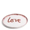 Daylesford Organic Tableware>Galley Love Large Red Plate
