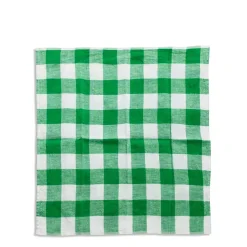 Daylesford Organic Table Linen|Tableware>Green & White Check Napkin