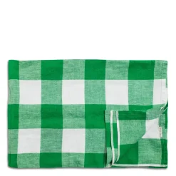 Daylesford Organic Table Linen|Tableware>Green & White Check Tablecloth