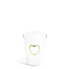 Daylesford Organic Glassware|Tableware>Green Heart Glass