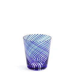 Daylesford Organic Glassware|Tableware>Humbug Tumbler Blue