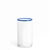 Daylesford Organic Glassware|Tableware>Idbury Hi Ball Blue Rim