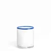 Daylesford Organic Glassware|Tableware>Idbury Low Ball Blue Rim
