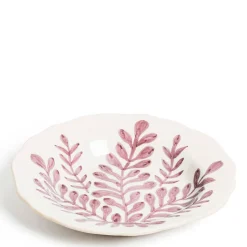 Daylesford Organic Tableware>Leaf Bowl Pink Large