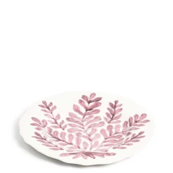 Daylesford Organic Tableware>Leaf Dinner Plate Pink