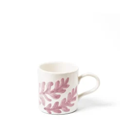 Daylesford Organic Tableware>Leaf Mug Pink