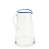 Daylesford Organic Glassware|Tableware>Ledbury Jug Blue Tipped