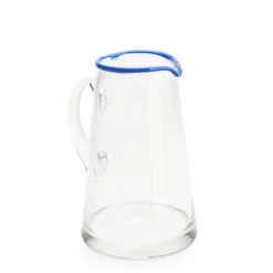Daylesford Organic Glassware|Tableware>Ledbury Jug Blue Tipped