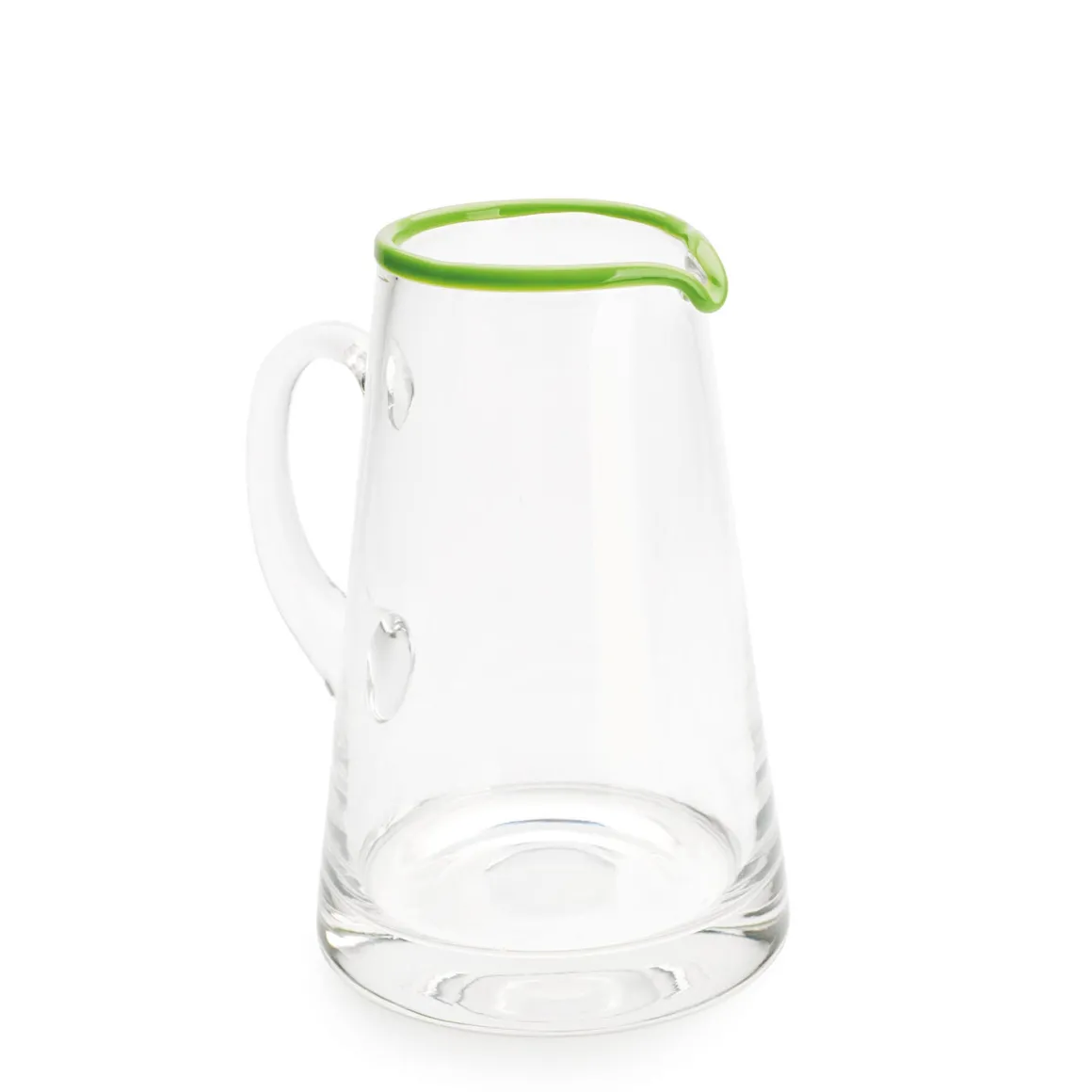 Daylesford Organic Glassware|Tableware>Ledbury Jug Green Tipped