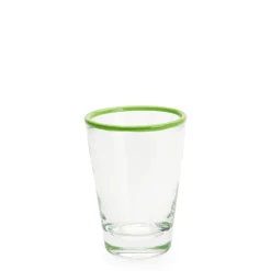 Daylesford Organic Glassware|Tableware>Ledbury Tumbler Green Tipped Large