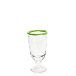 Daylesford Organic Glassware|Tableware>Ledbury Wine Glass Green Tipped