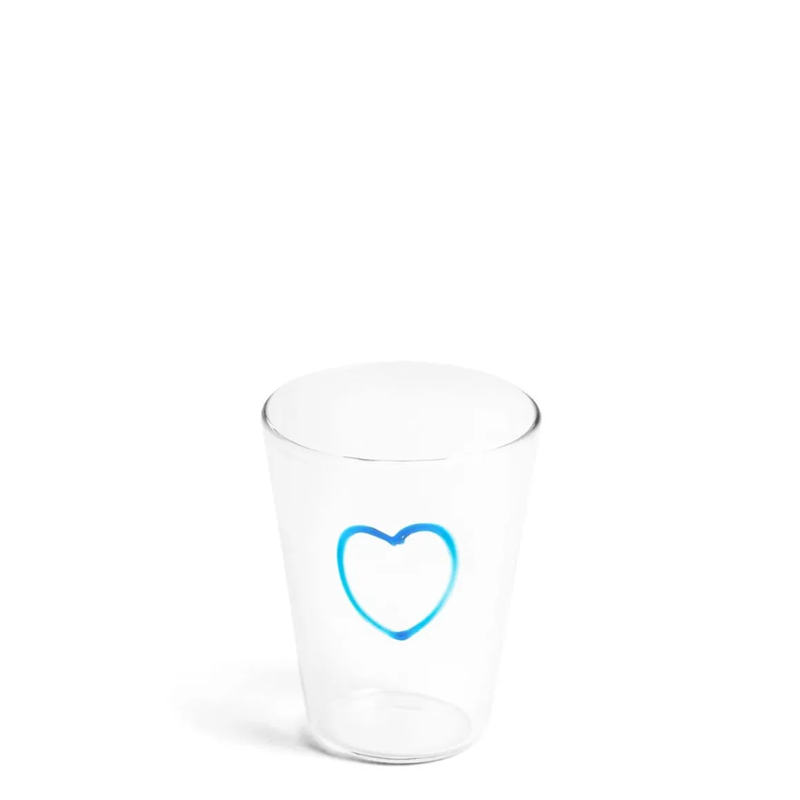 Daylesford Organic Glassware|Tableware>Light Blue Heart Glass