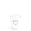 Daylesford Organic Glassware|Tableware>Lilac Heart Glass