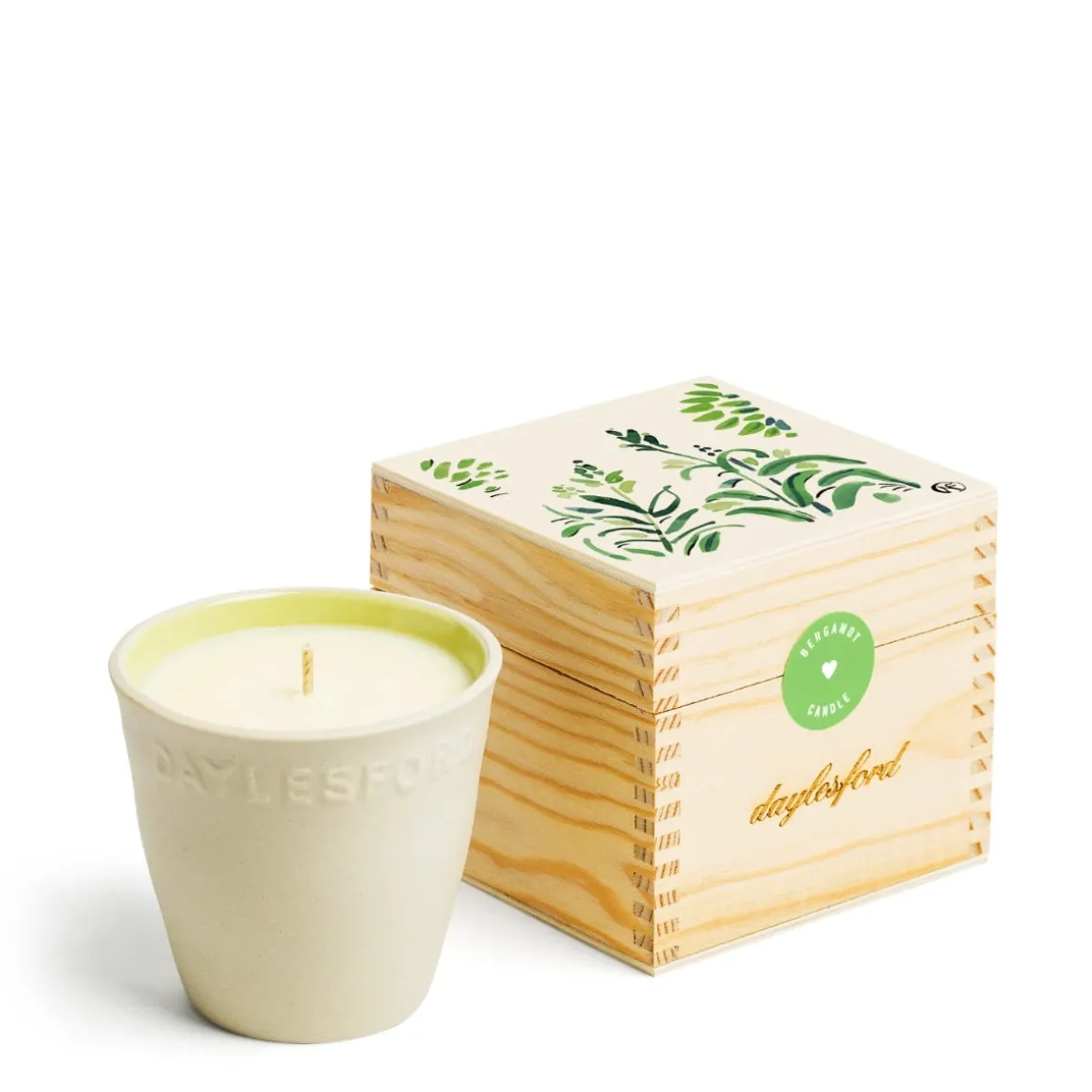 Daylesford Organic Candles>Limited Edition Bergamot Botanic Candle