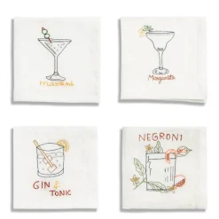 Daylesford Organic Table Linen|Tableware>Linen Cocktail Napkin Set
