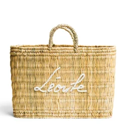 Daylesford Organic Bags & Baskets>Léoube White Basket Bag